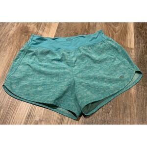 Maurices Womens In Motion Green Athletic Shorts‎ Lined Size S